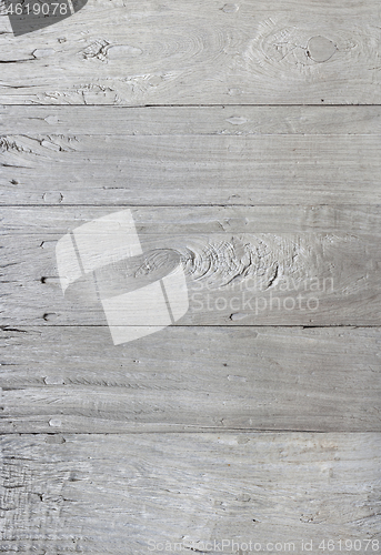 Image of White grunge wood texture background with dents and cracks