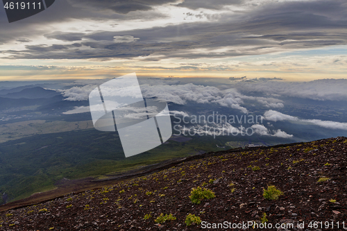 Image of Sunrise on the Mountain Fuji