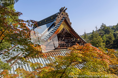 Image of Front entrance of a traditional Japanese buddhist temple?