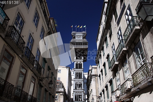 Image of EUROPE PORTUGAL LISBON ELEVADOR DE SANTA JUSTA