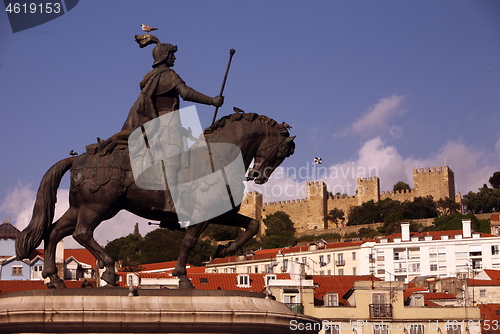 Image of EUROPE PORTUGAL LISBON BAIXA CASTELO