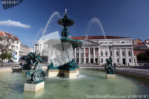 Image of EUROPE PORTUGAL LISBON ROSSIO SQUARE