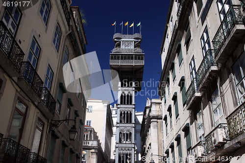 Image of EUROPE PORTUGAL LISBON ELEVADOR DE SANTA JUSTA