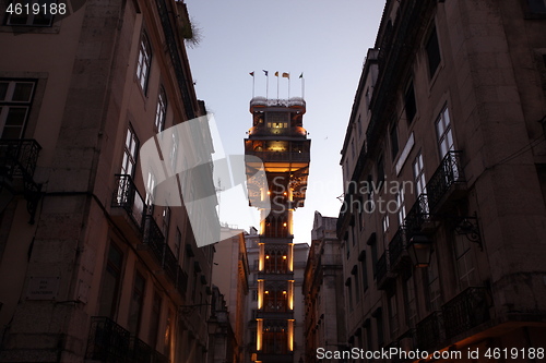 Image of EUROPE PORTUGAL LISBON ELEVADOR DE SANTA JUSTA