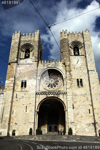 Image of EUROPE PORTUGAL LISBON ALFAMA SANTA LUZIA CHURCH