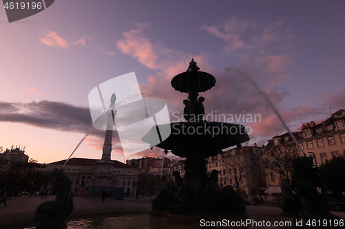 Image of EUROPE PORTUGAL LISBON ROSSIO SQUARE