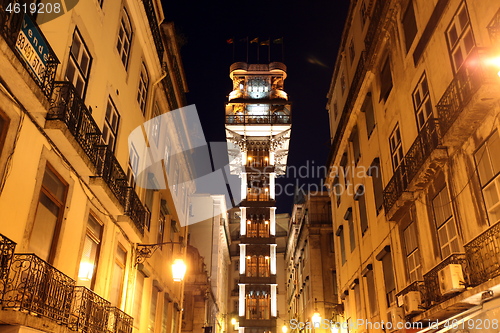 Image of EUROPE PORTUGAL LISBON ELEVADOR DE SANTA JUSTA