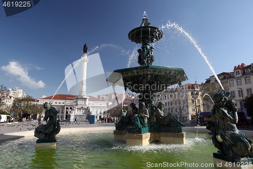 Image of EUROPE PORTUGAL LISBON ROSSIO SQUARE