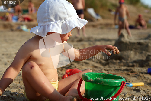 Image of Baby at lake