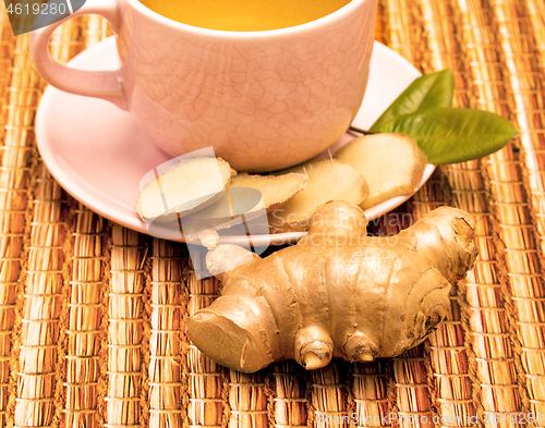 Image of Outdoor Ginger Tea Represents Spices Spice And Herbals 