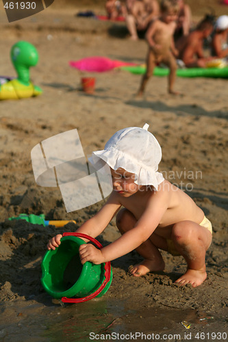 Image of Baby at lake