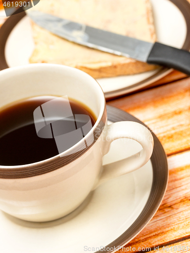 Image of Morning Black Coffee Represents Restaurants Cafe And Restaurant 