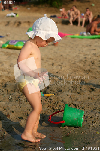 Image of Baby at lake