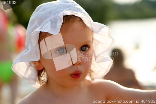 Image of Baby at lake