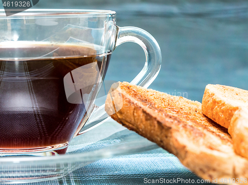 Image of Breakfast In Bed Represents Meal Time And Beverages 