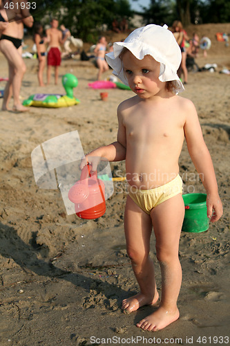 Image of Baby at lake