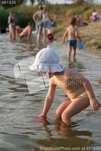 Image of Baby at lake