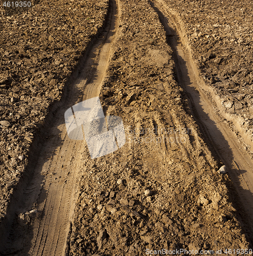 Image of wheel tracks