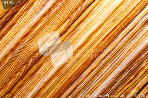 Image of varnished board close up