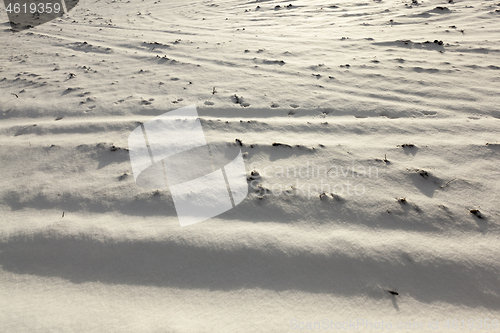 Image of snow covered field