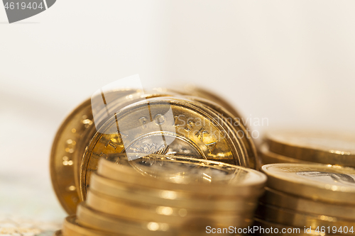 Image of Polish money close-up