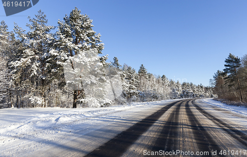 Image of Road under the snow