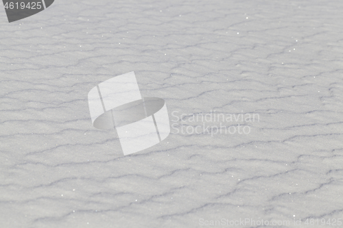 Image of wavy snowy surface