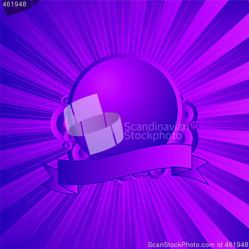 Image of modern shield purple