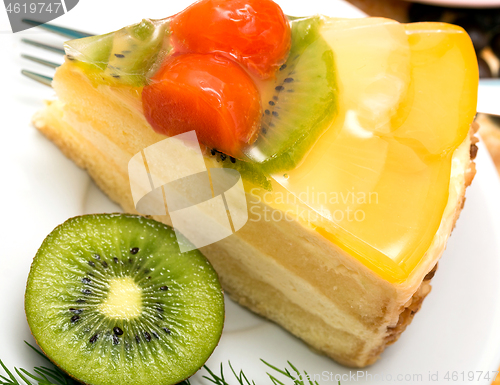 Image of Moist Strawberry Cake Represents Fresh Cream Gateau And Bakery