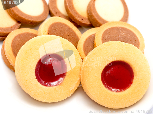 Image of Cookie Biscuits Means Cookies Plate And Bickies 