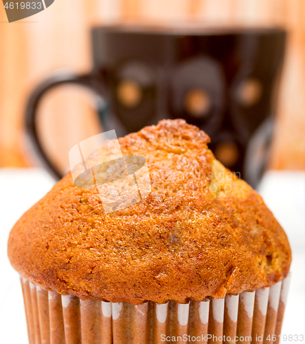 Image of Muffins And Coffee Means Baking Baked And Cake 