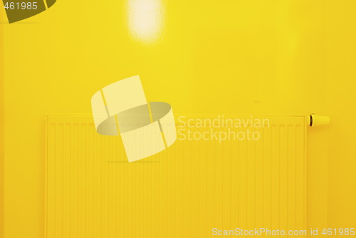 Image of gelber Heizkörper | yellow heater