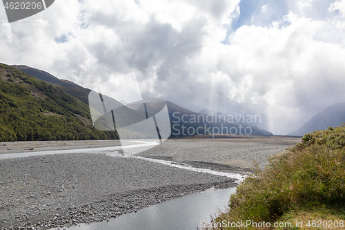 Image of dramatic landscape scenery in south New Zealand