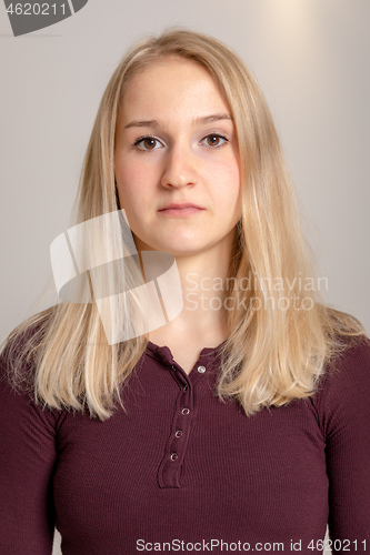 Image of young blond woman