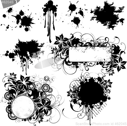 Image of floral design elements