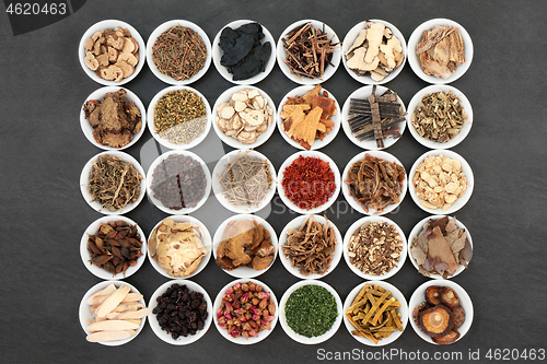 Image of Traditional Chinese Herbs used in Herbal Medicine