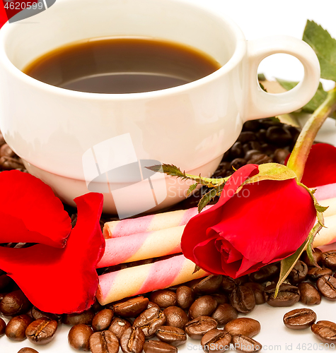 Image of Fresh Coffee Drink Represents Beverage Refreshment And Tasty 