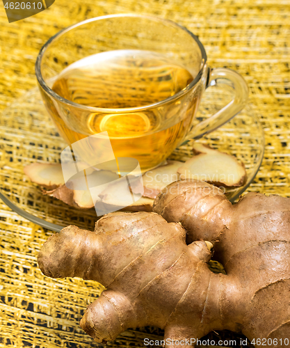 Image of Ginger Tea Indicates Restaurant Restaurants And Refreshment 