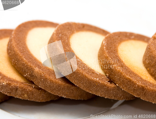 Image of Cookies Plate Means Biscuits Crackers And Bicky 