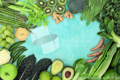 Image of Healthy Heart Green Food for For Good Health