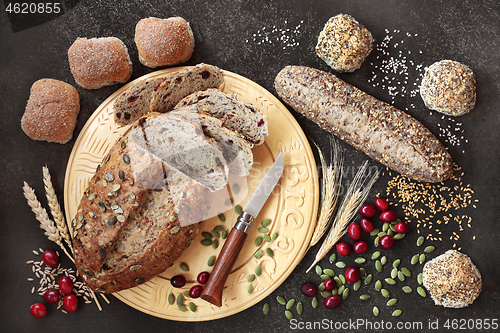 Image of Healthy Rye Bread and Seeded Rolls