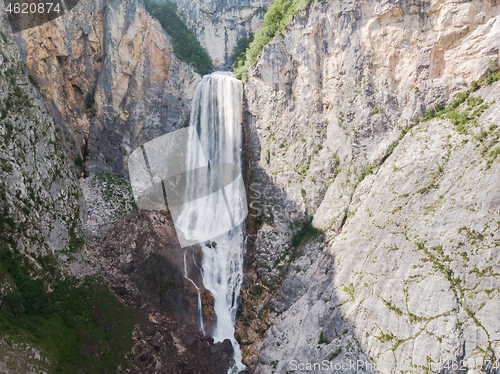 Image of Waterfall Boka in Triglav National Park , Slovenia, Bovec, Europe