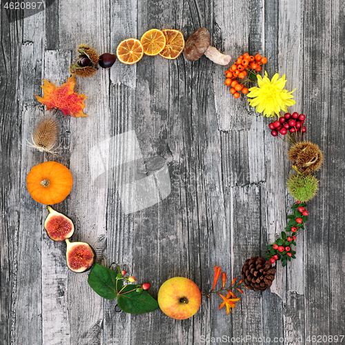 Image of Autumn Wreath Harvest Festival Composition