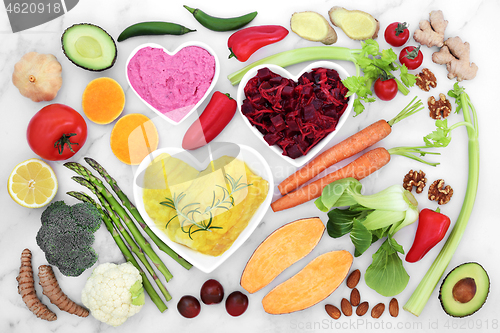 Image of Health Food for a Healthy Heart