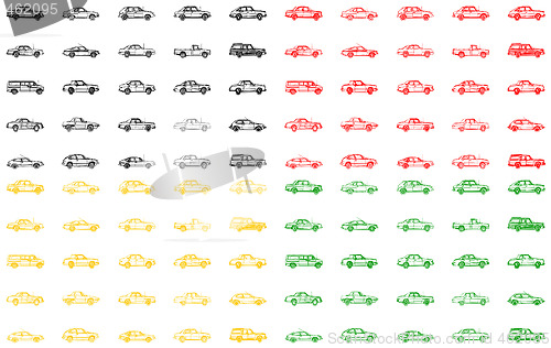 Image of Different variants of the cars