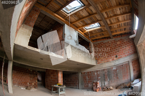 Image of interior of construction site