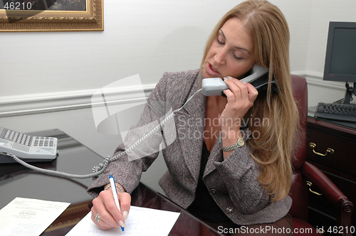 Image of busy executive