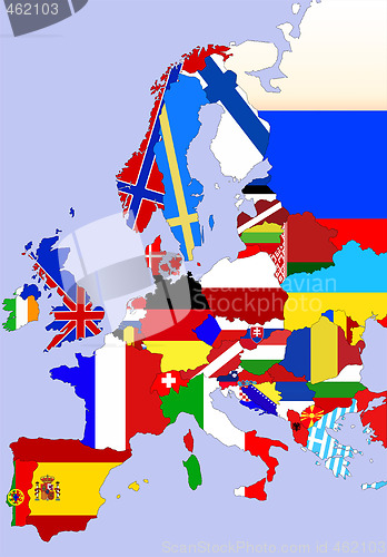 Image of Europe map