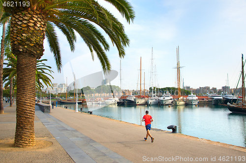 Image of Jogging in Barcelona, Spain