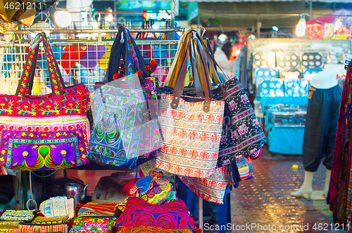 Image of Thailand night market overview